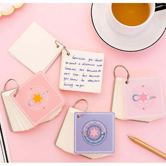 Bộ Flashcard học từ vựng 100 tờ (7*7 cm) - Nhiều mẫu