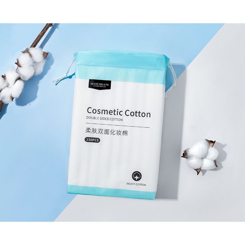 Bông Tẩy Trang Maycreate 230 Miếng (Mẫu mới)