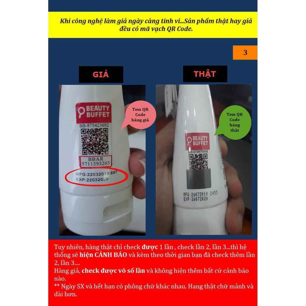 01 Tuýp SRM Bò Milk Plus Scentio Thái Lan c100ml