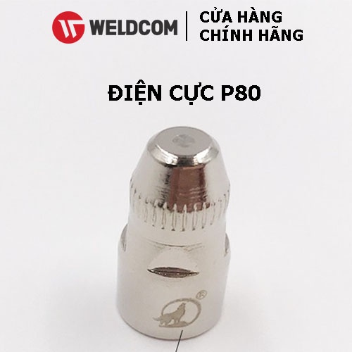 [WELDCOM] Điện cực P80 Black Wolf Dùng Cho Máy Cắt Plasma (không bao gồm bép cắt)