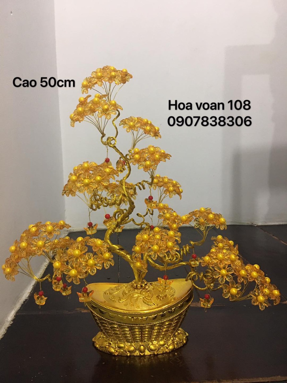 Gốc cây thỏi vàng cao 55cm