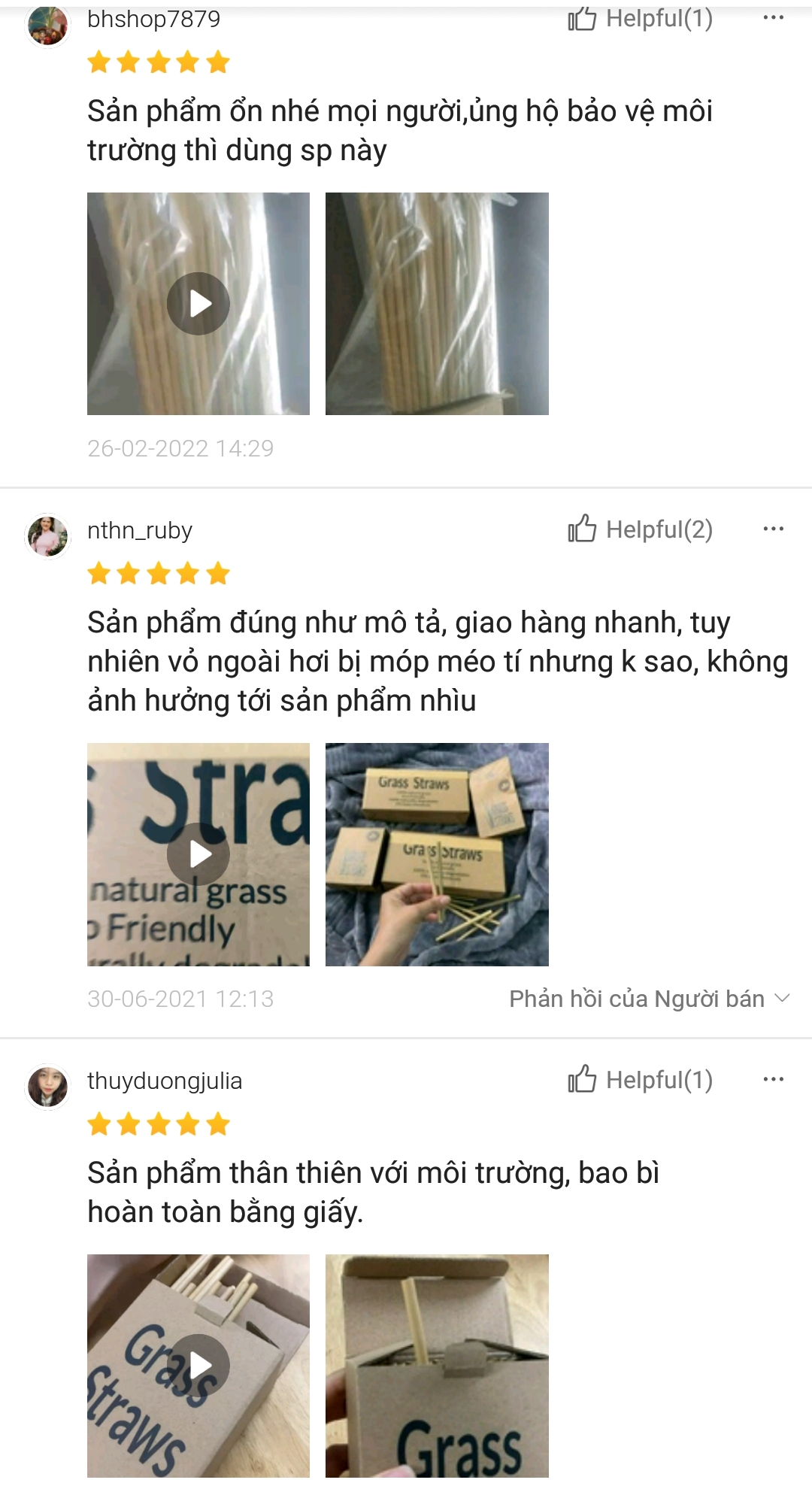 ỐNG HÚT CỎ BÀNG 11CM, 50 ỐNG/HỘP