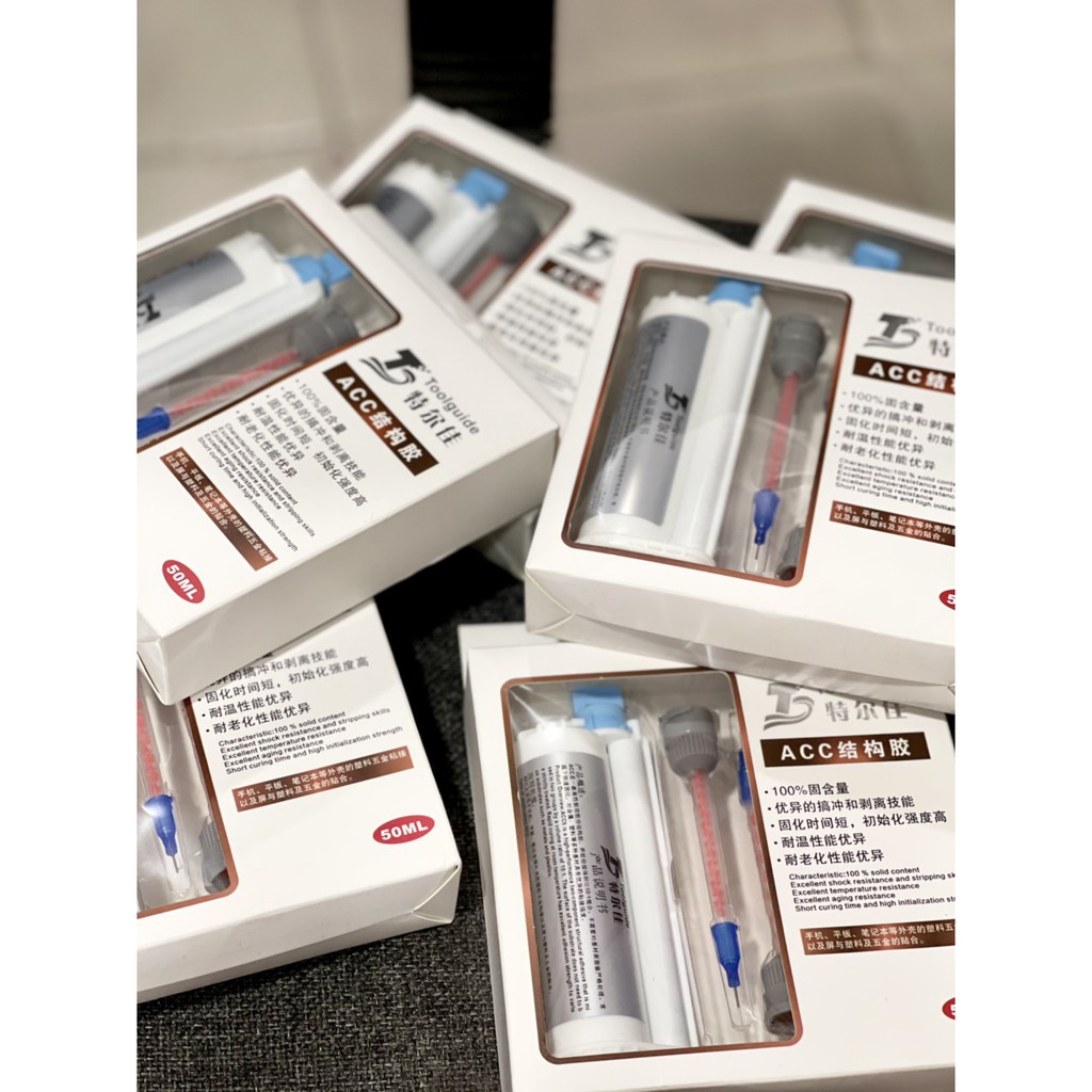 Combo keo 2 thành phần ACC + Đầu trộn keo 2 thành phần