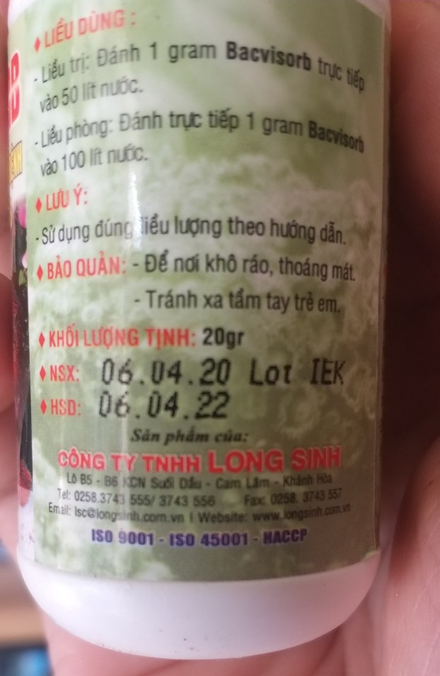 BACVISORB - phòng cho cá cảnh bị virut, vi khuẩn