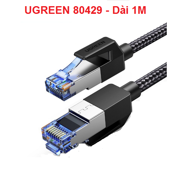 Cáp mạng Cat 8 đúc sẵn 2 đầu S/FTP  Ugreen ( 80429, 80430 , 80431 , 80432 , 80433 ) Chính Hãng