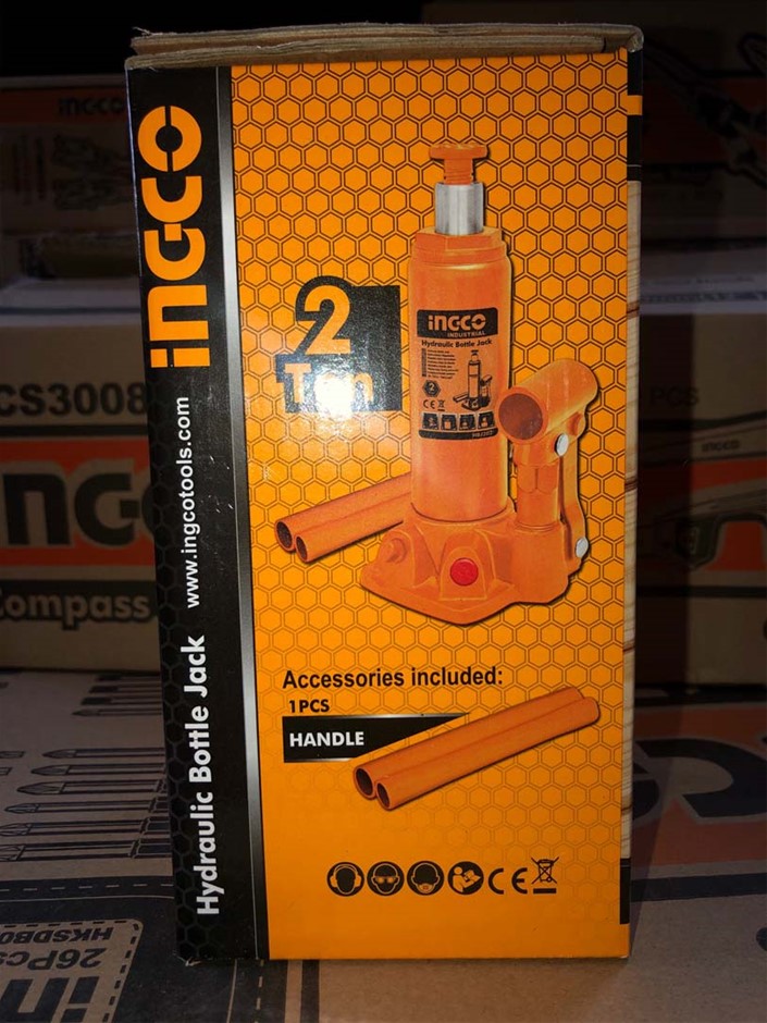 2 tấn Con đội thủy lực INGCO HBJ202