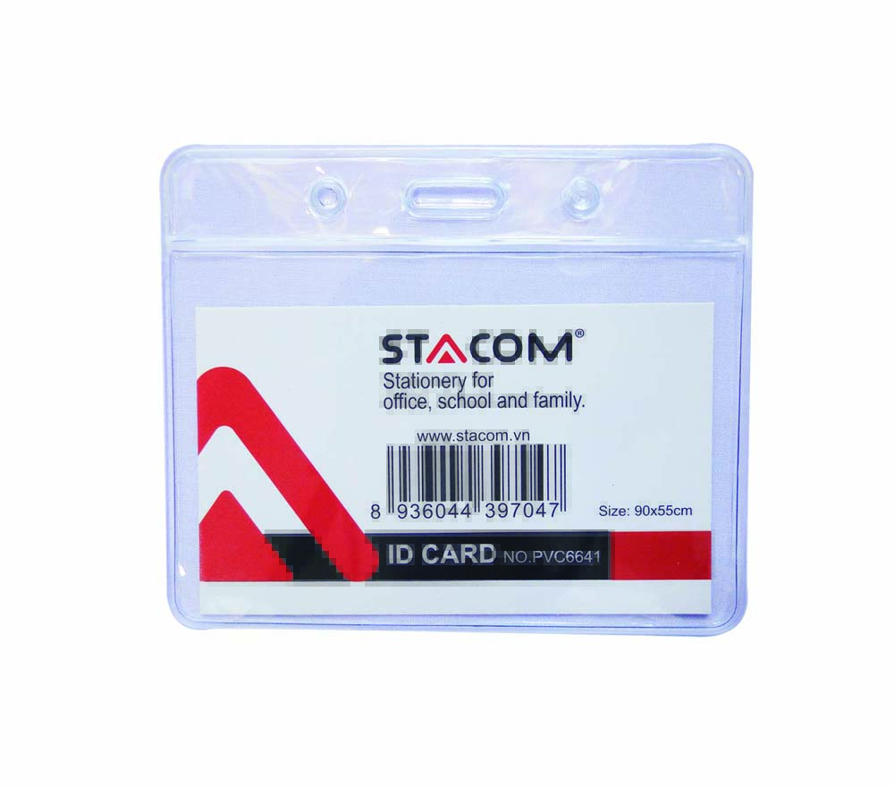 Thẻ đeo bảng tên stacom - PVC6641 ( sét 2 cái)