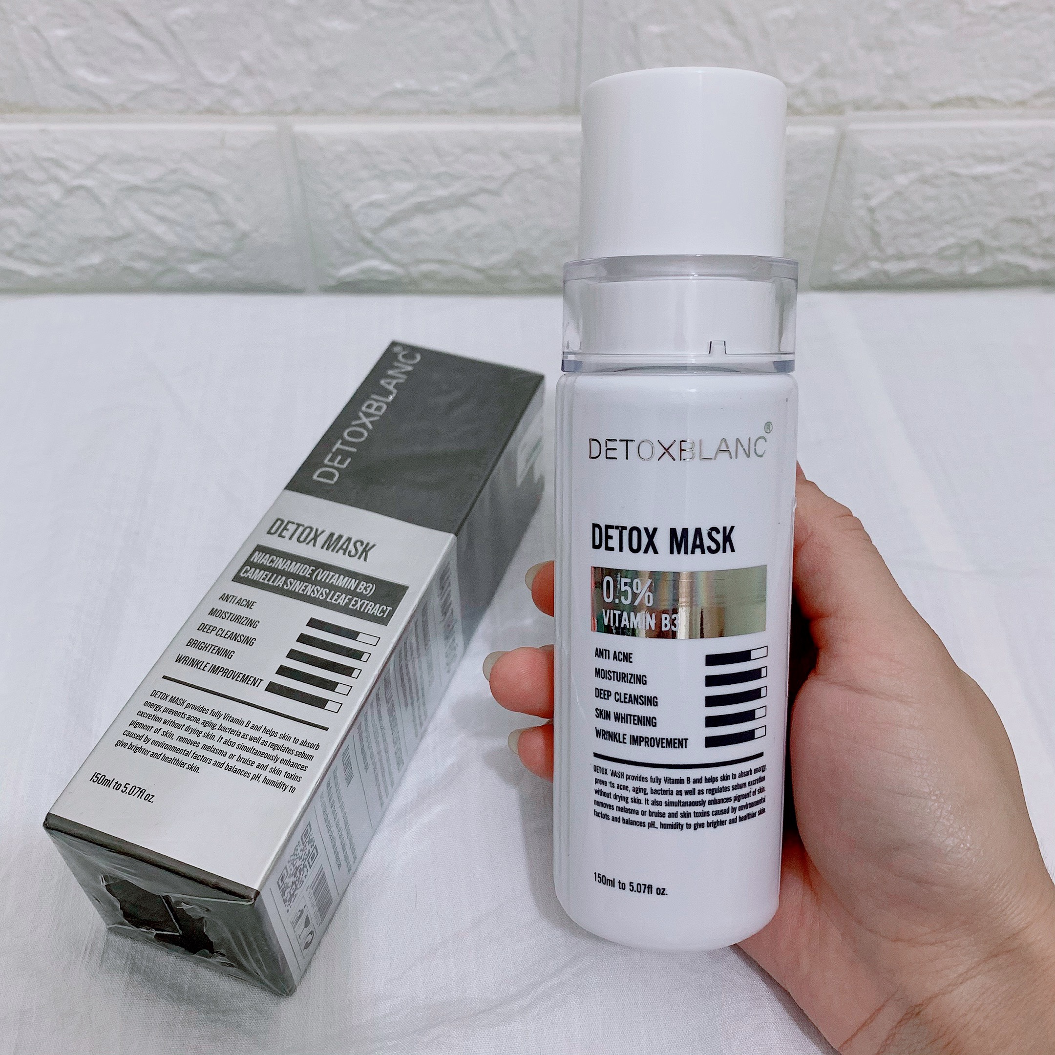 Mặt nạ thải độc trắng da DetoxBlanc
