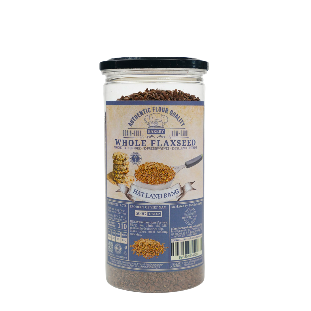 Bột Hạt Lanh và Hạt Lanh Nâu - FLAXSEEDS The Nuts Valley