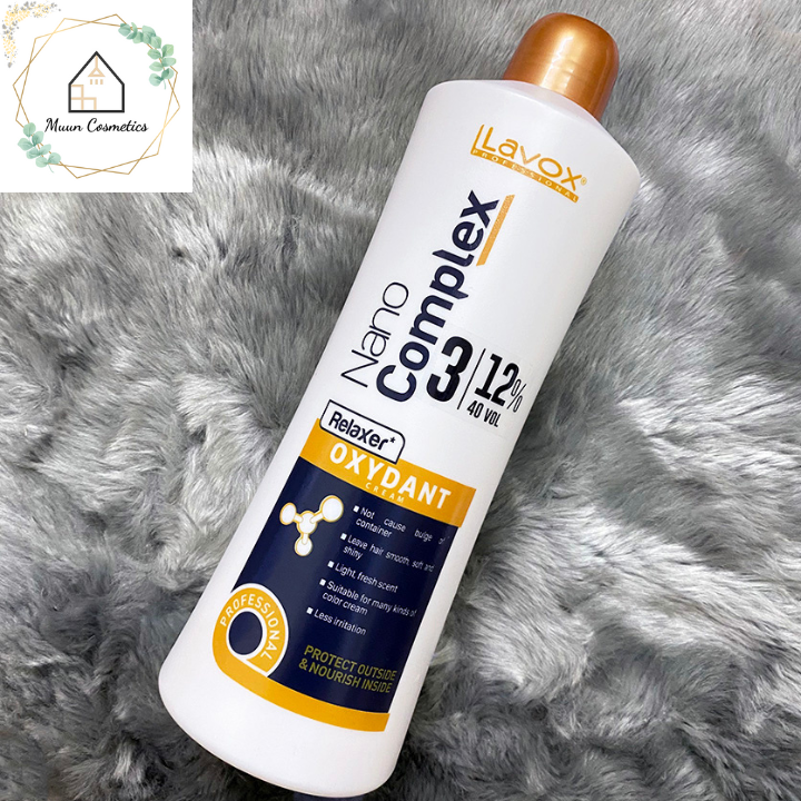 Oxy Trợ Nhuộm Tóc Siêu Dưỡng Lavox Nano Complex 1000ml