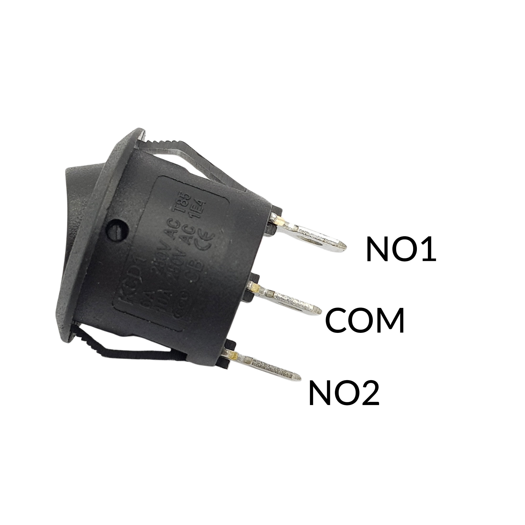 Bộ 4 Công tắc bập bênh tròn KCD1-3 20mm