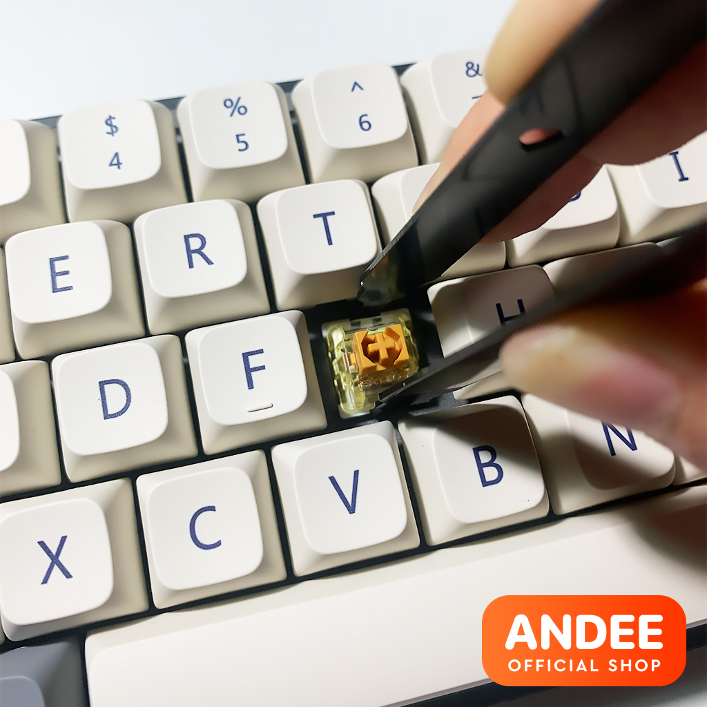 Switchpuller thép nguyên khối dụng cụ nhổ switch không cấn keycap bàn phím cơ