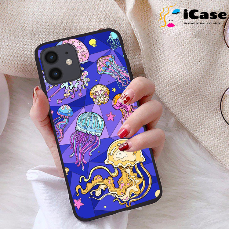 Ốp lưng iPhone 12 viền dẻo TPU BST Sea