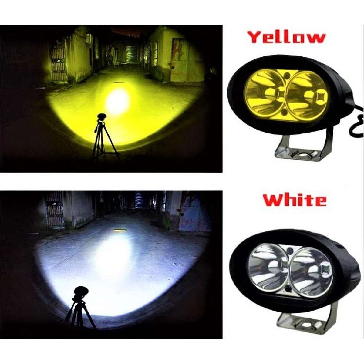 Đèn pha LED trợ sáng 2 BÓNG SIÊU SÁNG