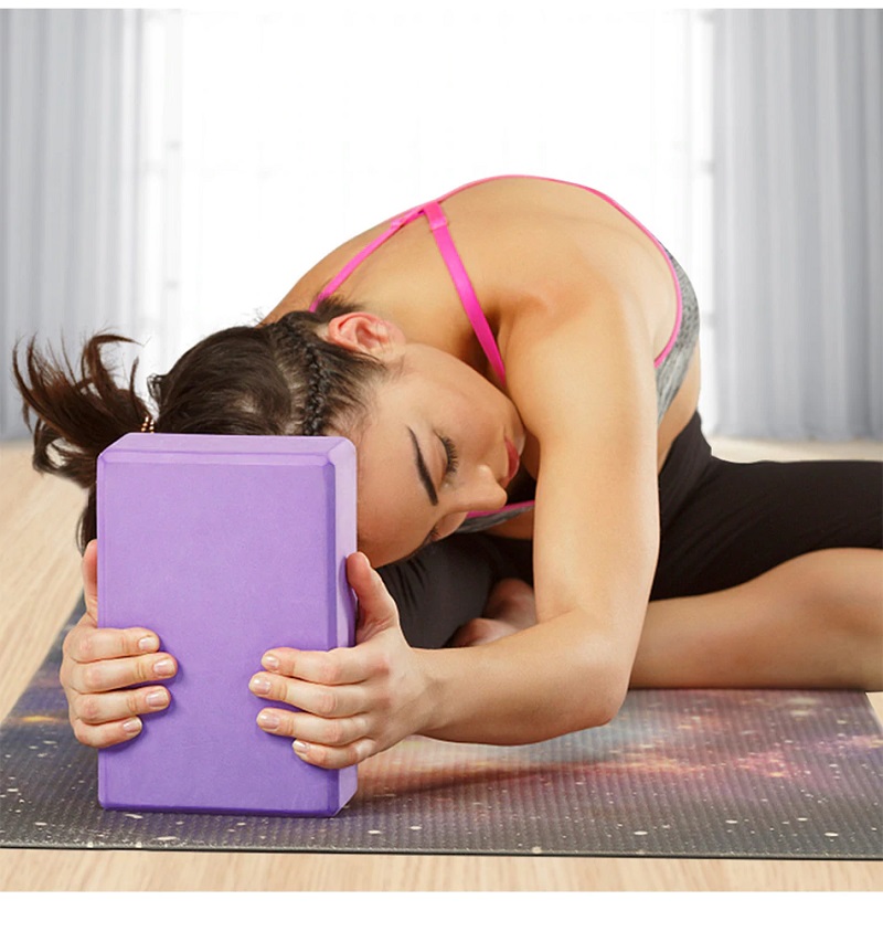 Gạch tập yoga cao cấp cỡ lớn (Tím)TPS
