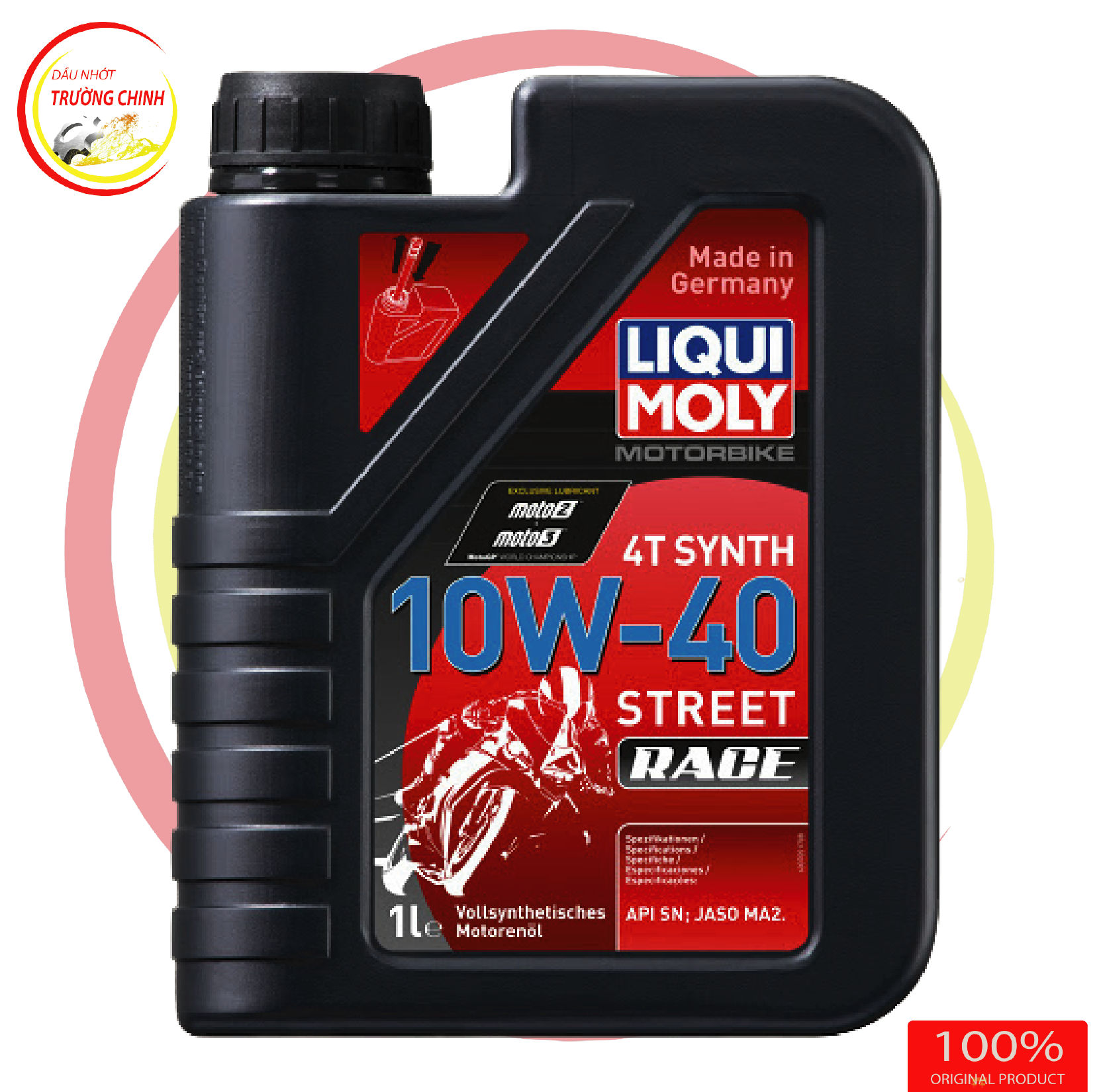 DẦU NHỚT TỔNG HỢP XE CÔN LIQUI MOLY SYNTH STREET RACE 10W40