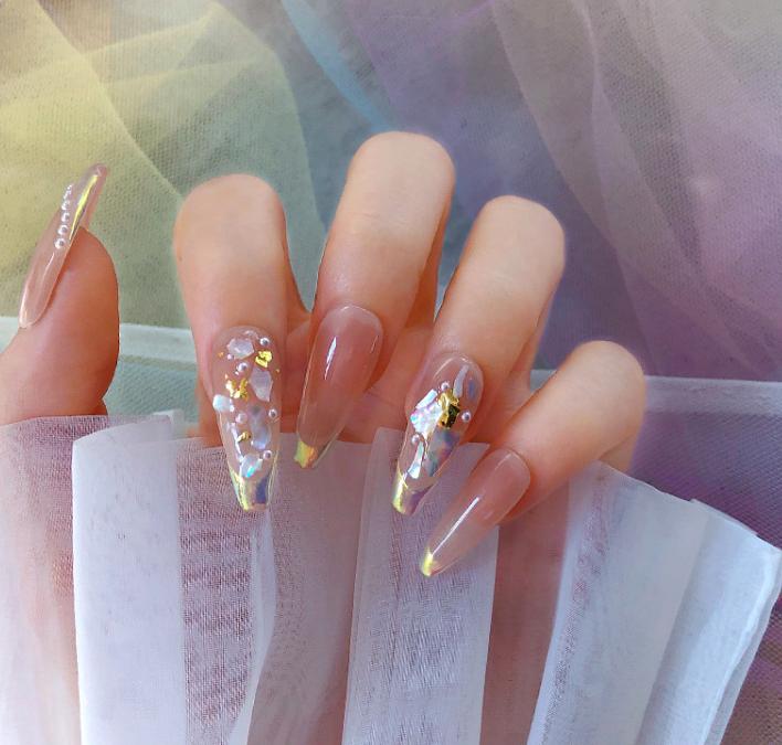 Khay Xà Cừ Vụn Trang Trí Móng Siêu Xinh