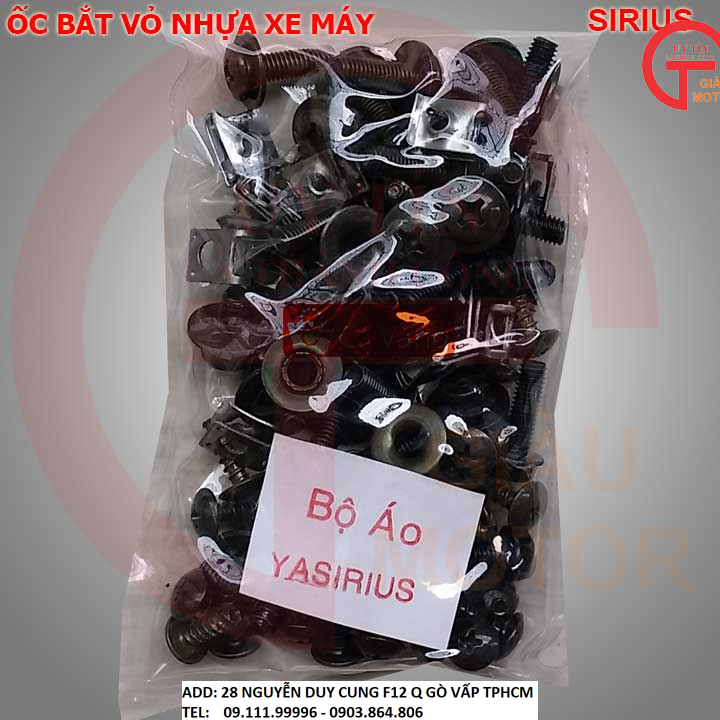 BỘ ỐC DÀN ÁO CHO XE YAMAHA SIRIUS RC