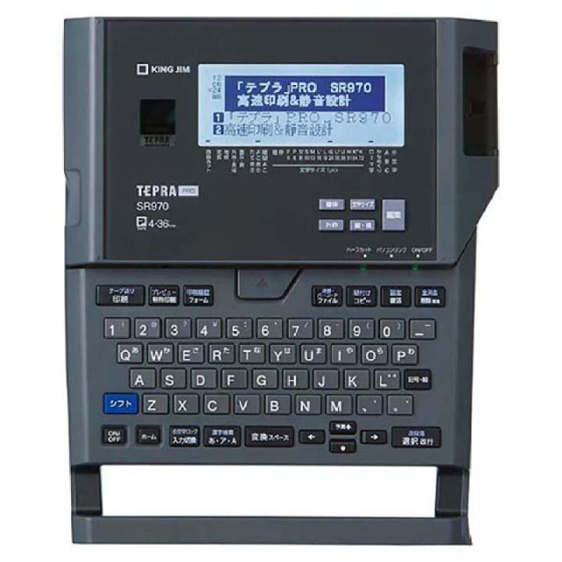 Máy in nhãn Tepra Pro SR970 KING JIM kết nối được với máy tính.