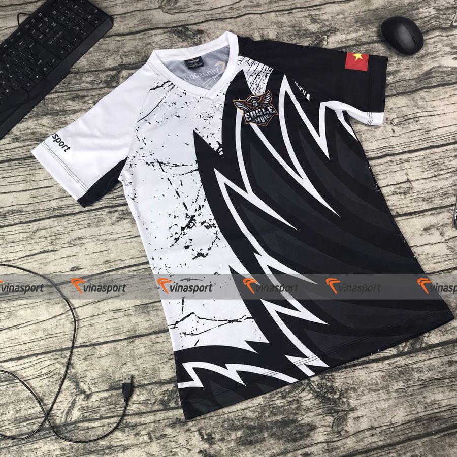 Áo thun game thủ esports Vinasport Silver Eagle