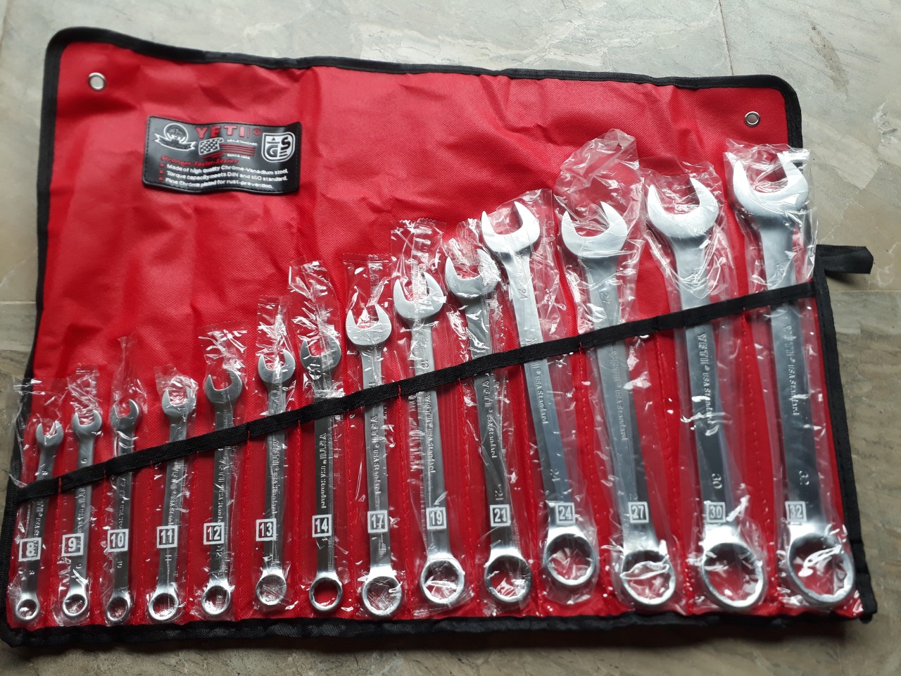 Cờ lê vòng miệng yeti . đủ size  từ 6mm đến 41mm