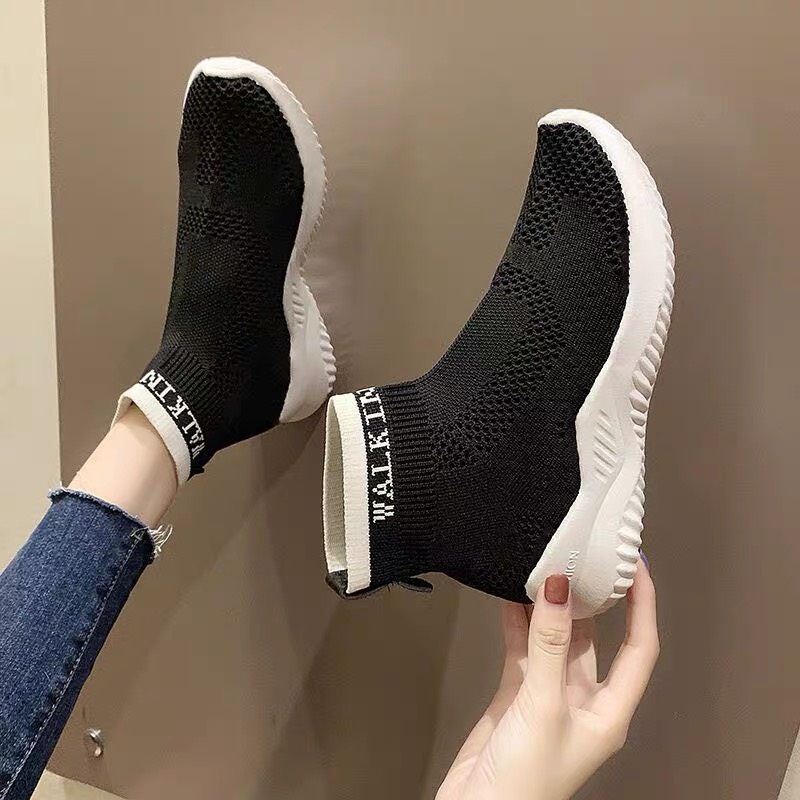 ❁  [Freeship] Giày boot len đen trắng nhiều màu đi êm hot 2021
