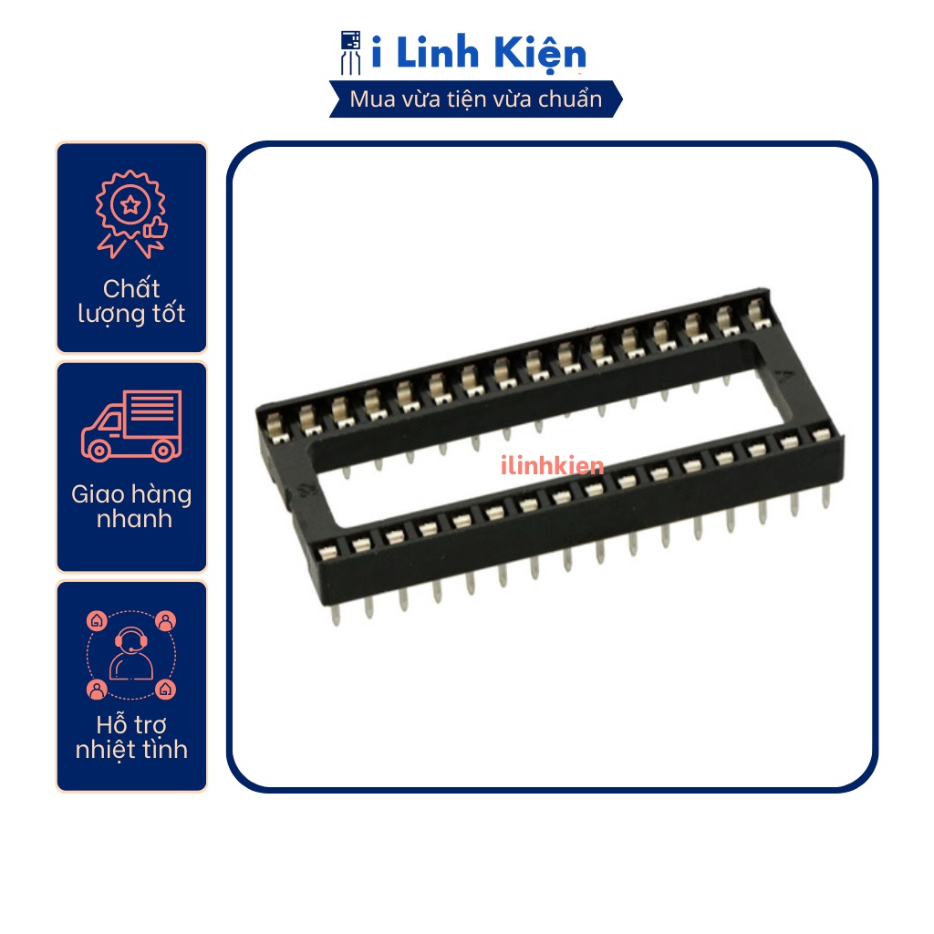Đế ic 32 chân dip-32 loại dẹp chất lượng tốt