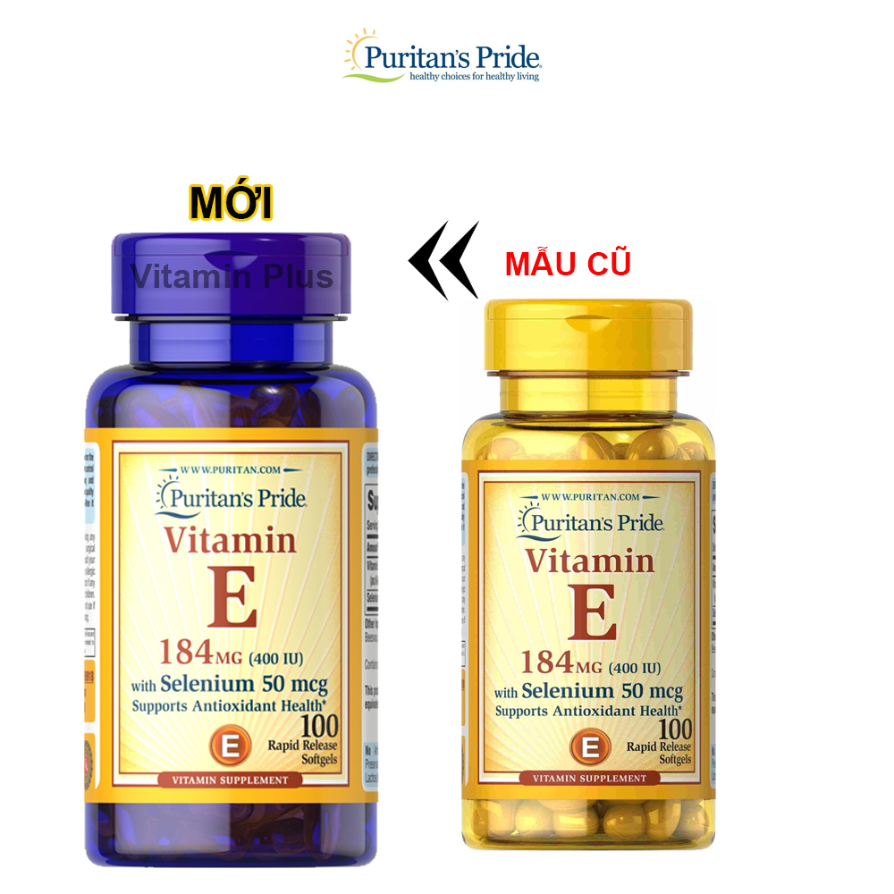 vitamin E-400IU Puritan's pride 100 viên