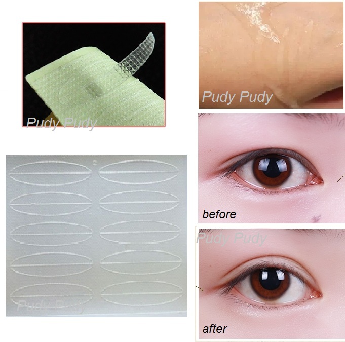 Vỉ 20 miếng dán kích mí trong suốt (có keo dán sẵn)