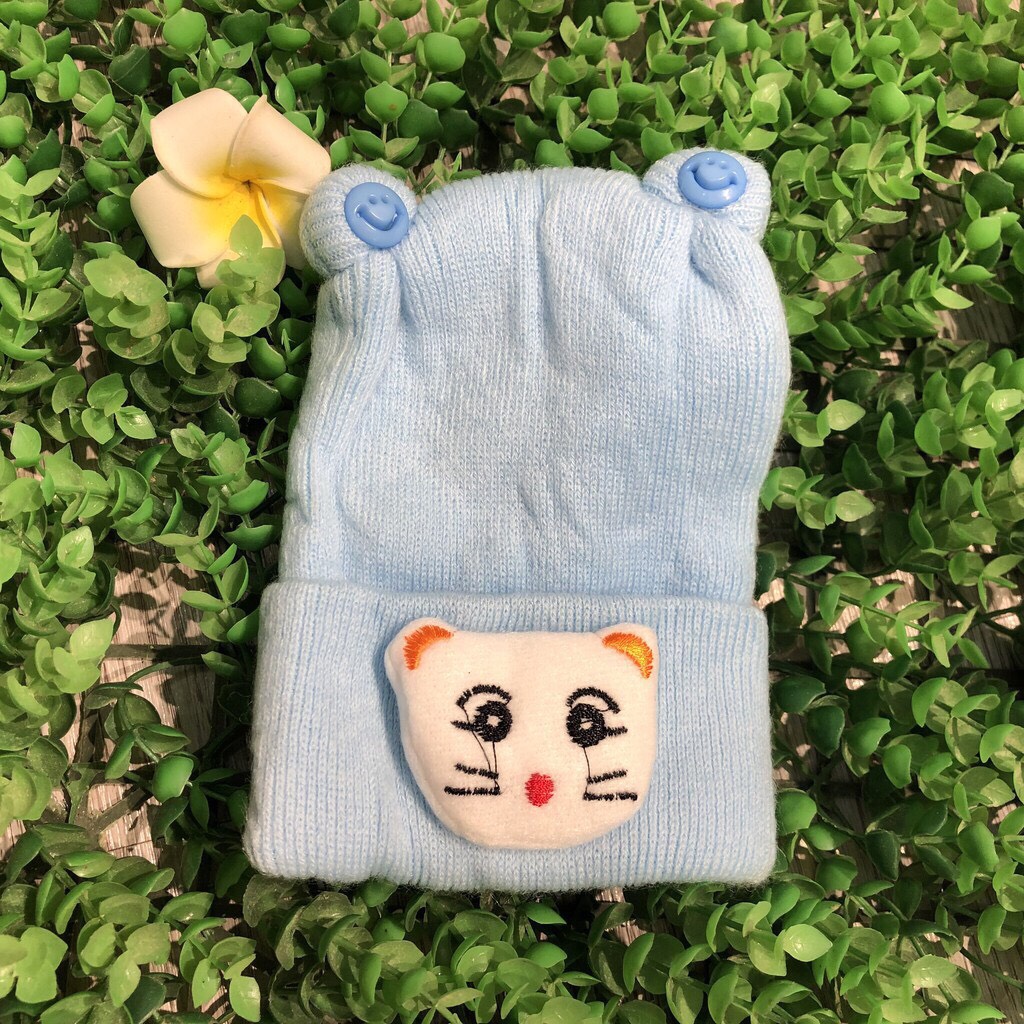mũ len sơ sinh cho bé