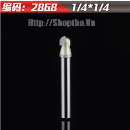 Mũi Phay TIDEWAY Đánh Rãnh Tròn Cốt 6.35mm nhiều cỡ