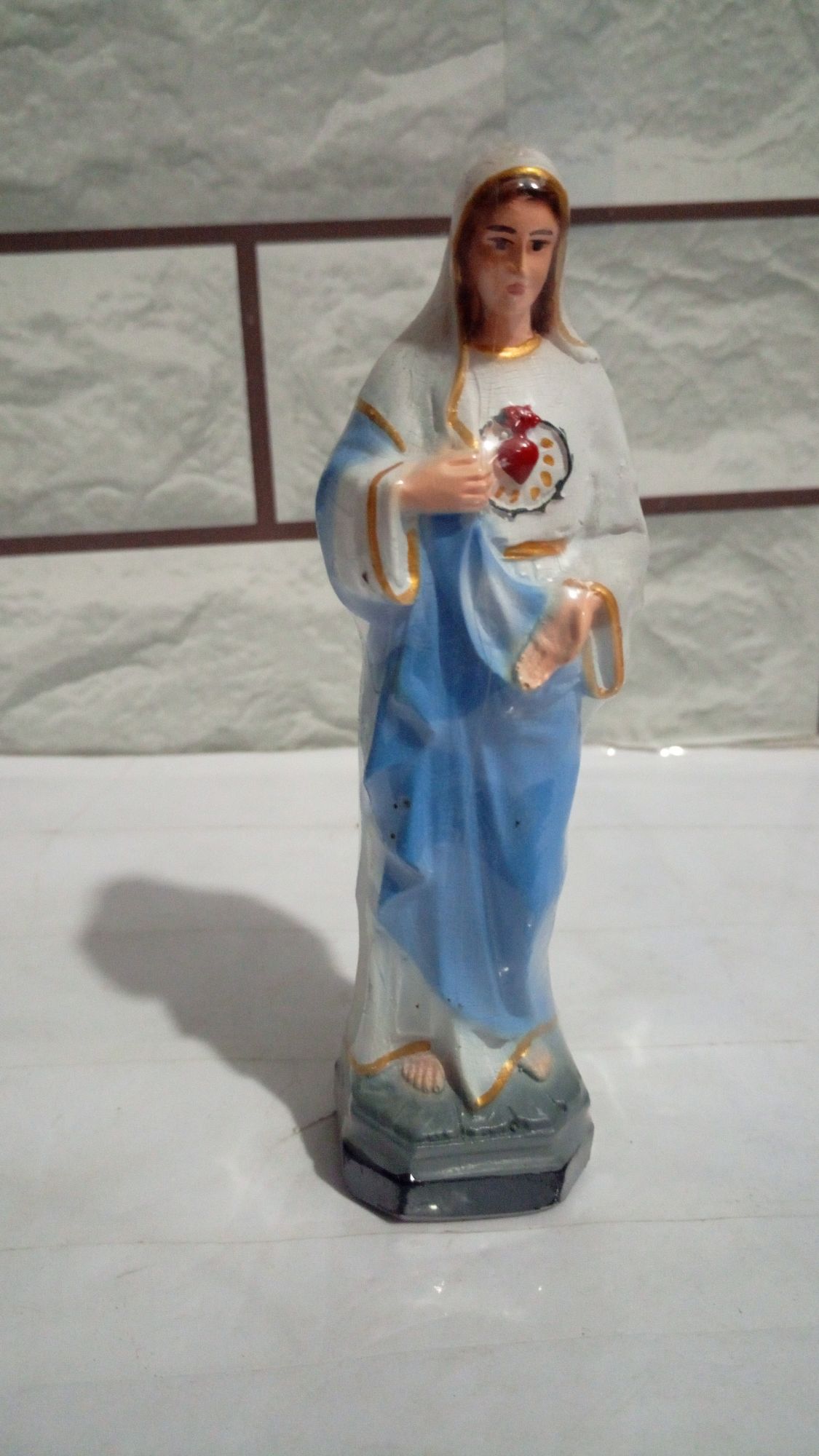 Tượng Trái Tim Đức Mẹ cao 15cm