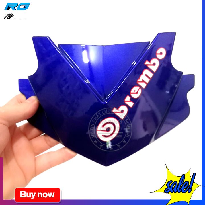 Mão đầu chắn gió xe máy cho Exciter 150  (màu xanh)