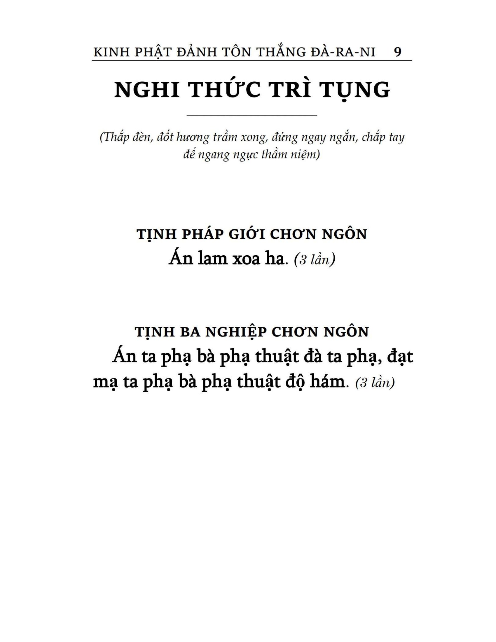 Sách Kinh Phật Đảnh Tôn Thắng Đà Ra Ni