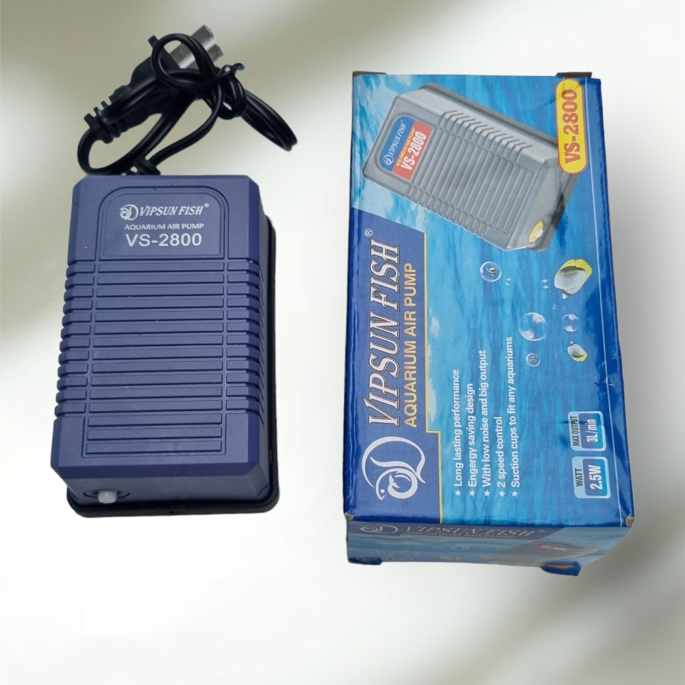 Combo máy sủi oxy 1 vòi, dây oxi, cục sủi cho hồ cá