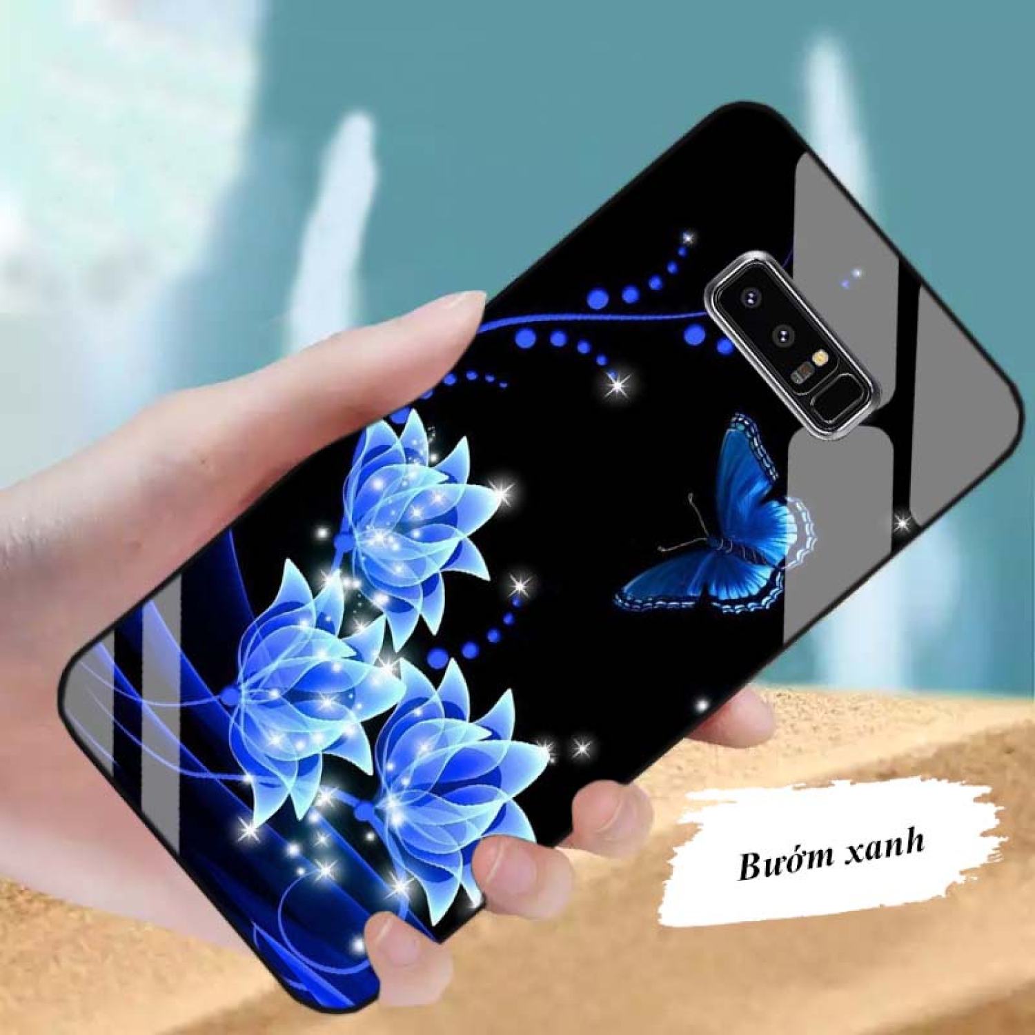 Ốp SAMSUNG NOte 8, S8, S8 Plus Lưng Kính Cường Lực Cao Cấp Mới ƞhất