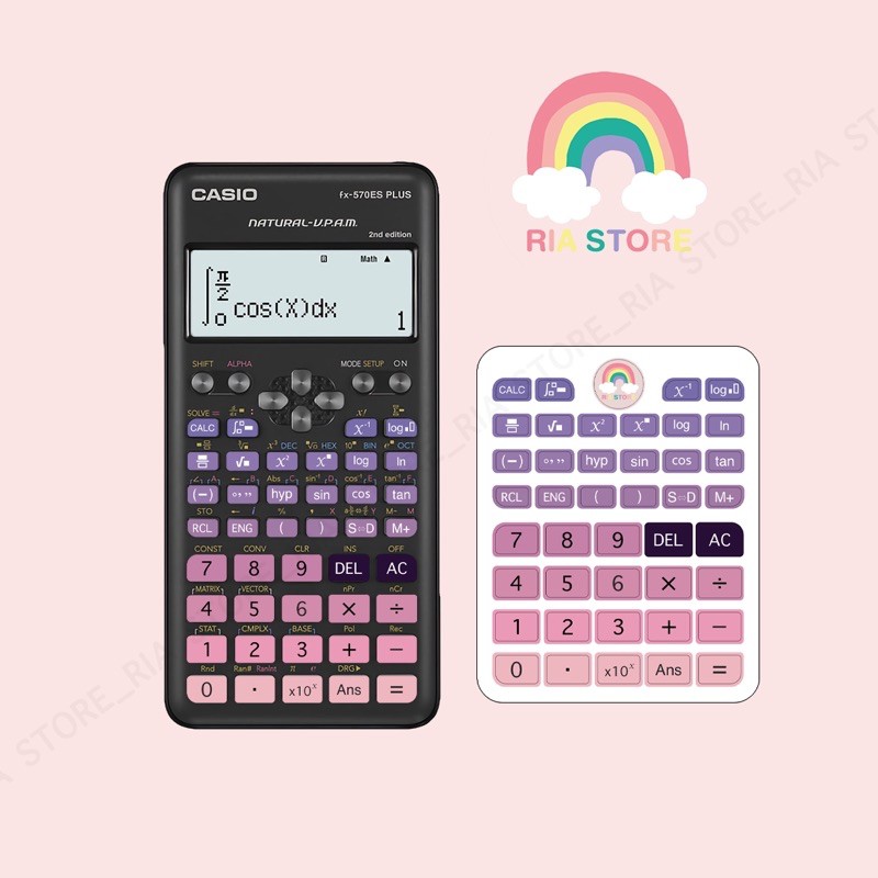 [HCM]Miếng dán nút phím máy tính casio 570-2nd