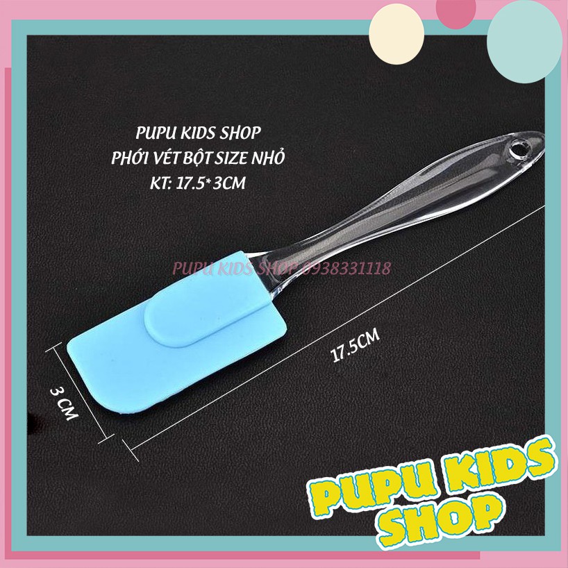 Phới Trộn Bột Silicon Phới Vét Bột Silicon Cây Vét Bột