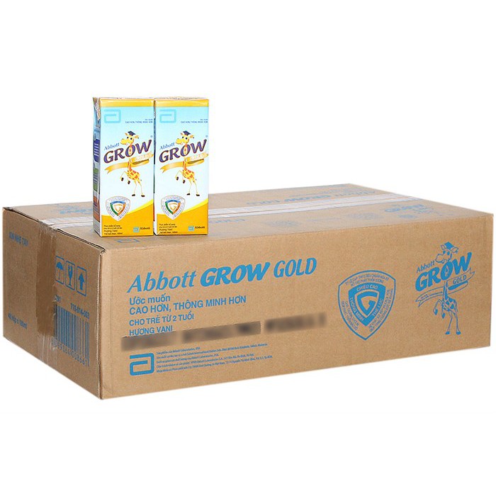Sữa Bột Pha Sẵn Abbott Grow Advance Vanilla 180ml (Thùng 48 hộp)