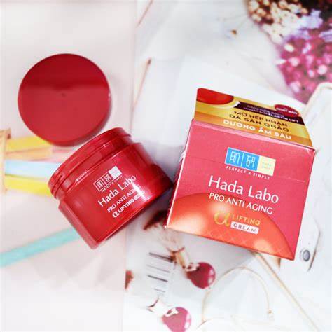Kem dưỡng da ngừa lão hóa Hada Labo Pro Anti-Aging 50gr - (đỏ)