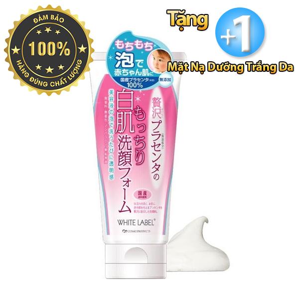 Sữa Rửa Mặt Dưỡng Da Trắng Mịn White Lable Premium Placenta Wash (110g)