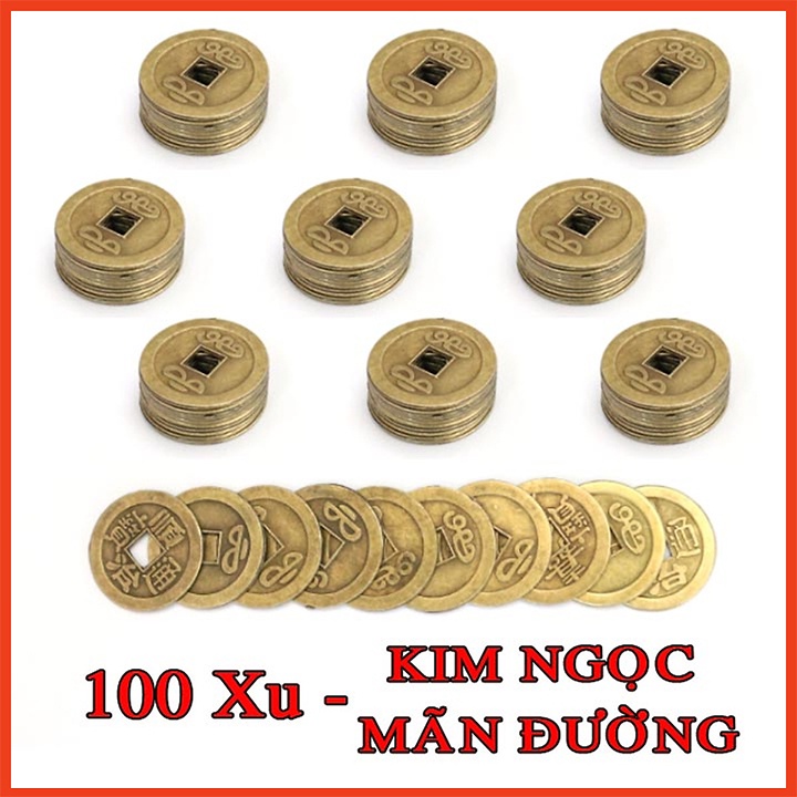 [Hàng loại 1] Đồng xu Ngũ Đế chiêu tài lộc