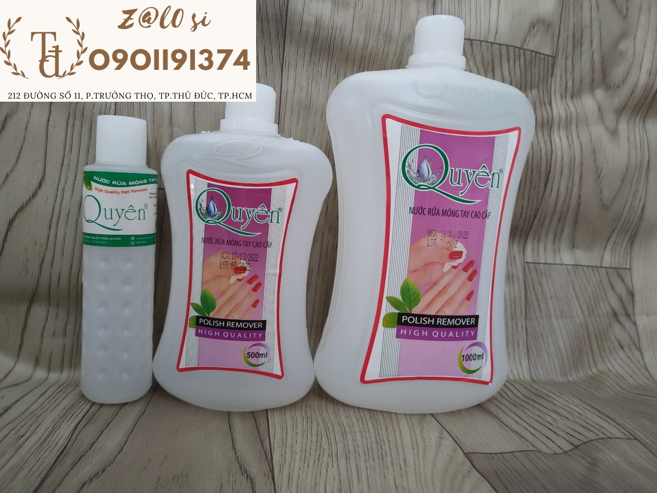 Acetone rửa móng Quyên