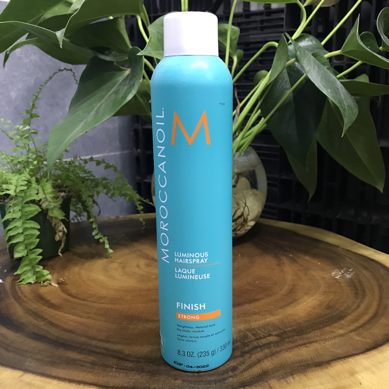 [HCM]Gôm xịt giữ nếp tóc linh hoạt Moroccanoil Finish Luminous STRONG 330ml