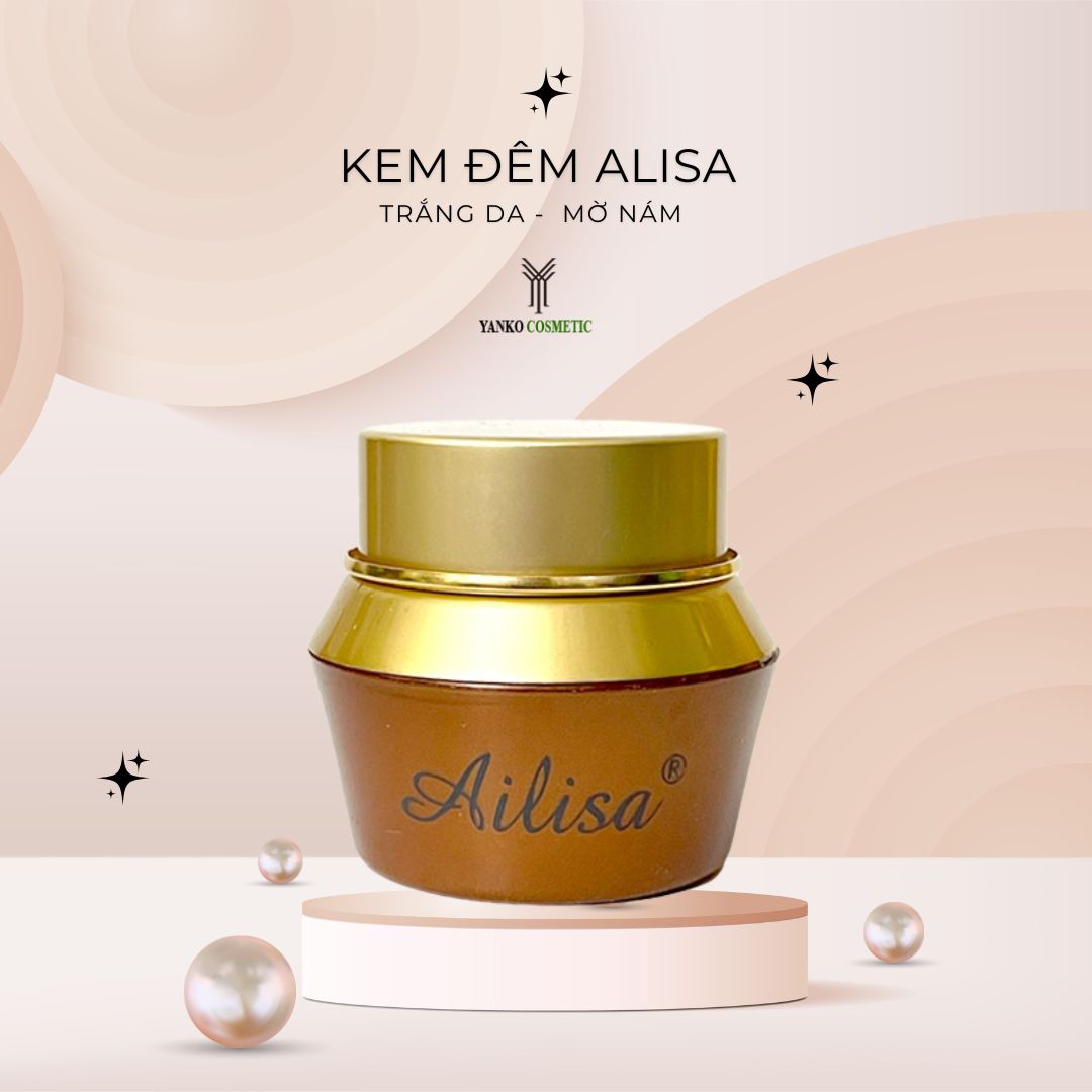 Kem đêm mờ thâm nám dưỡng trắng Ailisa