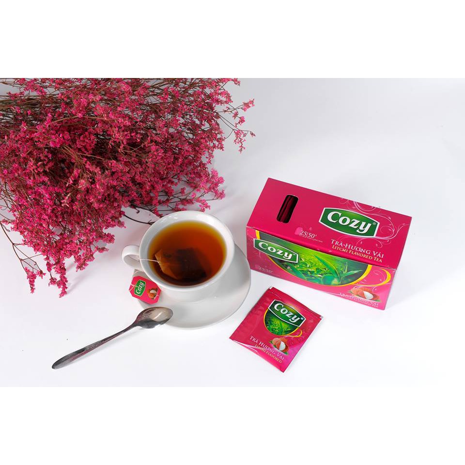 Trà Cozy Vải túi lọc
