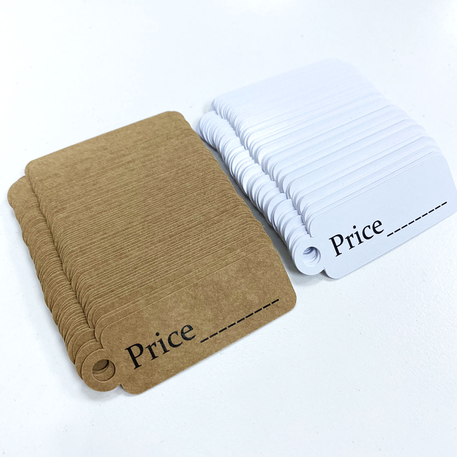 Thẻ Price Tag Giấy Kraft / Trắng_100pcs