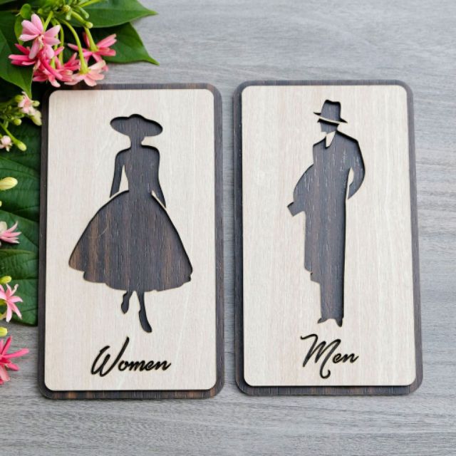 Bộ bảng toilet (Men - Women)
