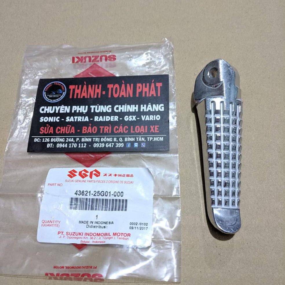 Thanh nhôm gát chân sau Satria Fi,Raider bên trái