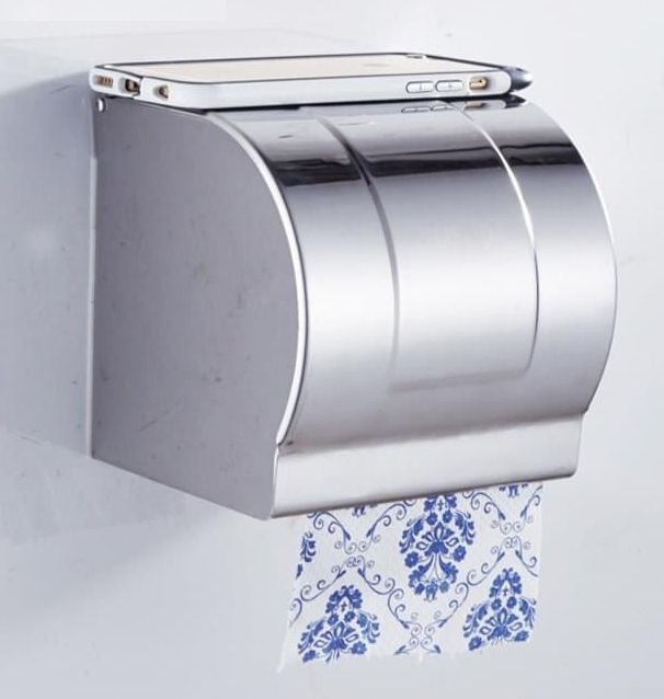 ĐÁNH BÓNG ĐẸP Hộp Giấy Vệ Sinh Bằng INOX gắn tường trong nhà tắmnhà vệ sinh HG5 HỘP GIẤY BÓNG